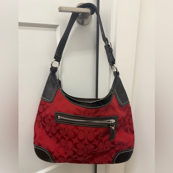 Vintage Coach Signature Hampton Hobo shoulder bag - Picture 4 of 13